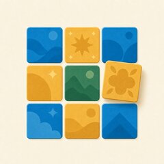 Grilla de fichas de juego