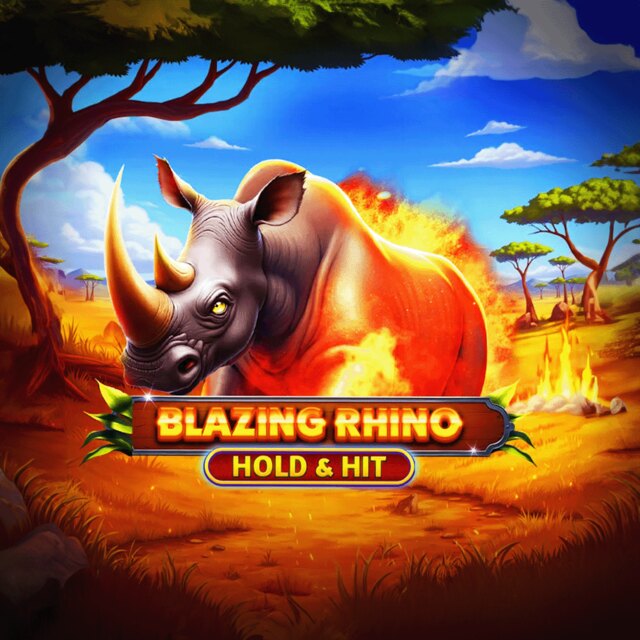 Portada del juego Blazing Rhino